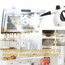 Steam Cleaner - Includes 12 Accessories, Multi-Functional High-Pressure Steam Cleaner, Suitable For Home Kitchens, Sofas, Clothing, Floors, Furniture, And Car Interior Cleaning, White Model - 查看 8