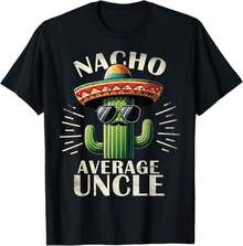Vintage T-Shirt "Not An Ordinary Uncle" – Fun Gifts For The Best Uncle – Summer Tops - 黑色 - 查看 1
