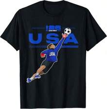 Camiseta de Rescate del Equipo Anfitrión de EE. UU. para la Copa Mundial  2026, Camiseta Unisex - Negro - Ver 1