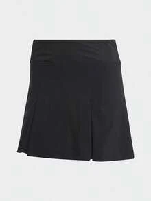 Adidas Chân váy ngắn dệt kim thể thao tennis mùa xuân/hè dành cho nữ, có lớp lót, chống hở hang HS1459 - màu đen - Xem 1