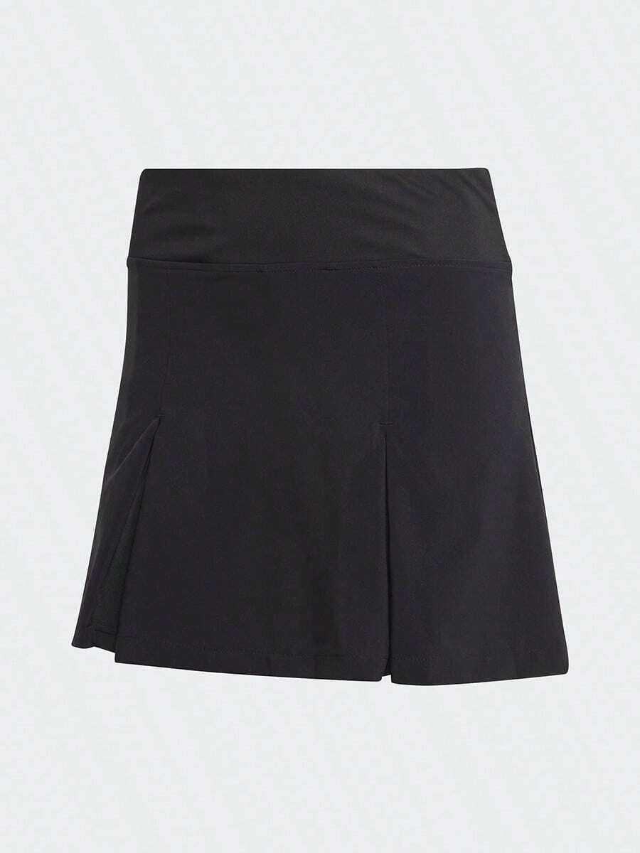 Adidas Chân váy ngắn dệt kim thể thao tennis mùa xuân/hè dành cho nữ, có lớp lót, chống hở hang HS1459 - màu đen - Xem 1