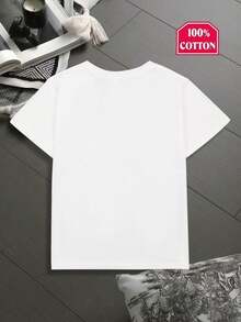 Camiseta con conjunto de emoticonos, Playera de niño - Blanco - Ver 2
