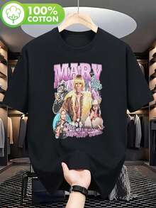 Una camiseta de 180 g de peso, con el legendario logotipo y el diseño del álbum de Mary J Blige, la reina del hip hop soul, junto con los nombres de sus canciones famosas (No More Drama, Family Tree) - Ropa casual perfecta para entusiastas de la música, ropa de hombre, camisetas de algodón para hombre, camisetas para hombre, conjuntos de verano para hombre, ropa de verano para hombre, camisetas de bandas, camisetas para hombre, conjuntos de vacaciones para mujer, conjuntos modestos de verano, tops de jersey, ropa de resort para mujer con estilo, ropa de verano para mujer, tops de algodón, tops de verano, conjuntos de verano, tops para mujer, tops blancos, tops de fiesta. - Negro - Ver 6