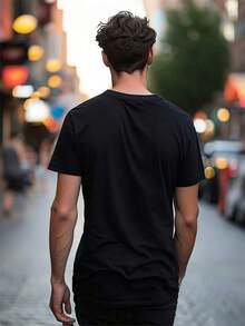 Ropa Y2K para mujeres y hombres, camiseta vintage de 230g de alta resistencia con tema de gatos - Estilo retro negro, impresa con el eslogan Apoya a tu maestro local de gatos y un patrón de gato atigrado, exclusiva para amantes de los gatos, cuello redondo, mangas cortas, transpirable, adecuada para uso casual en todas las estaciones. Blusas sueltas y cómodas de verano para mujeres, blusas vintage - Negro - Ver 2