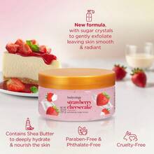 Bodycology Strawberry Cheesecake Exfoliating Sugar Scrub, 10.5 Oz - Strawberry - 查看 5