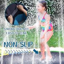 Lewtemi - Almohadilla antideslizante extragrande de 120 pulgadas para adultos niños y perros, aspersores gigantes gruesos para piscina de verano al aire última intervensión, divertido tapete de juego - Como se muestra en las imgenes - Ver 5