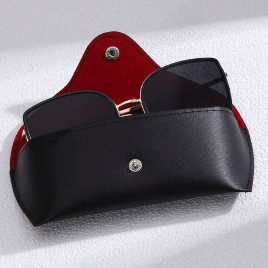Unisex PU Leather Fashion Glasses Storage Box. Lining Provides Optimal Protection For Your Glasses