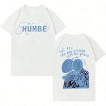 Camisetas Estéticas para Hombre y Mujer con Estampado de Humbe, Cantante del Dueno Del Cielo,-Rendy Tops 2026 - Negro - Ver 1