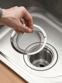 1pc Multifunctional Stainless Steel Kitchen Sink Strainer, Kitchen Sink Basket, Kitchen Gadget, Kitchen Supplies, Home Essentials, Bathroom Sink Strainer, Bathroom Supplies, Kitchen Accessories - Silver - View 11