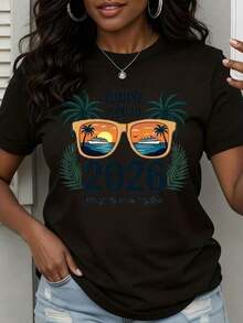 Cruise Squad 2026 Creando Recuerdos Juntos Camiseta de Crucero con Palmeras para Mujer, Camiseta de Verano para Vacaciones, Regalo de Recuerdo para Viajes en Grupo - Estilo Urbano Vintage, Unisex, de Algodón 100% - Negro - Ver 7