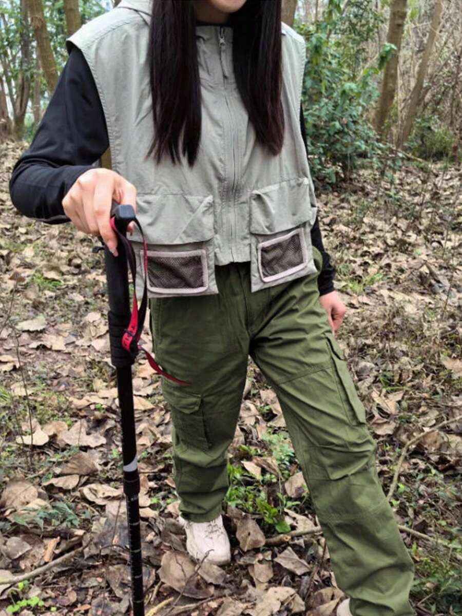 Men Pants - Army Green - View 1