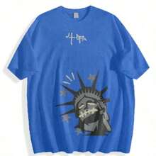 High-End Utopia T-Shirt For Men - Army Green - View 8