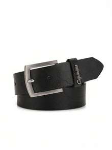 1pc Unisex Business Buckle PU Leather Belt, Suitable For Workplace Or Gift - BH1102 - View 1