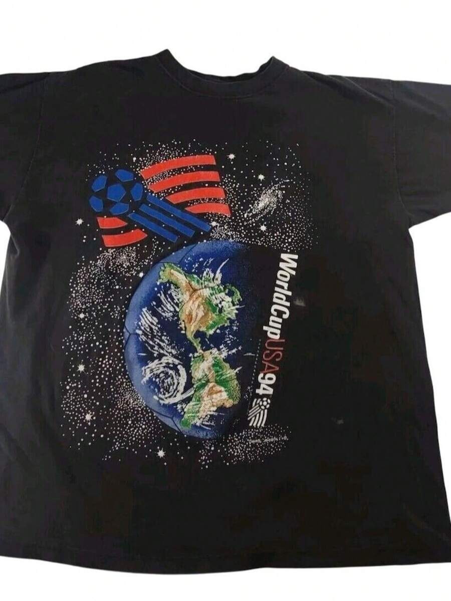 Camiseta Vintage de Hombre con Gráfico 3D de la Copa Mundial de Fútbol de 1994, Magic Johnson, blusas elegantes dama, blusas de vestir elegantes - Negro - Ver 1