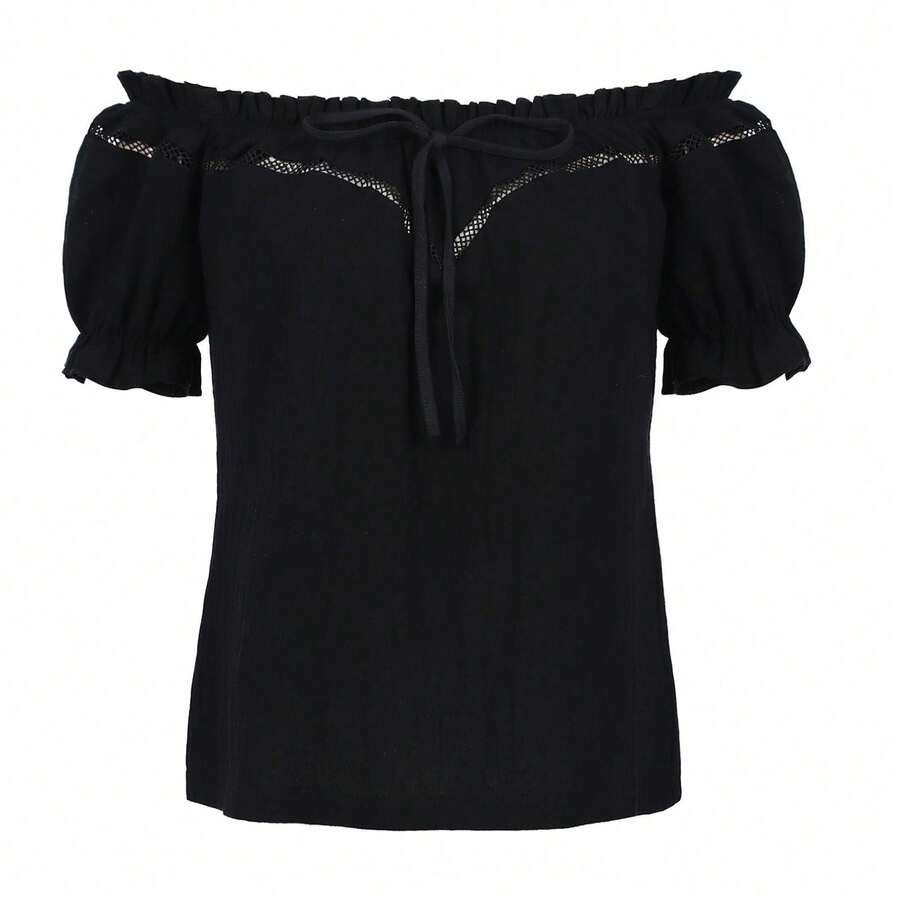 Women T-Shirts - 2521005 Revival Women's Blouse, Black - View 1
