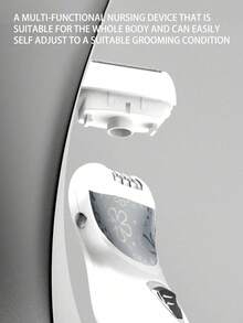Kemei 三合一电动理发器，女士脱毛器，USB充电式修剪器，适用于腋下、腿部和比基尼部位脱毛，便携式夏季旅行脱毛器，女士礼物 - 白色 - 查看 5