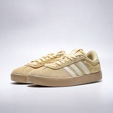 Adidas 女款 VL COURT 3.0 休閒運動鞋，低筒 KI2108 - 芥末黃 - 查看 5