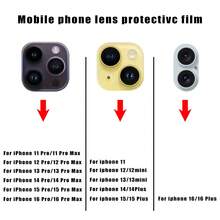 3pcs Camera Lens Protector Film For IPhone, With Shiny Metal Diamond Ring And 9H Hardness Scratch-Resistant Film, Fashion Accessory, Ergonomic Protective Case, Compatible With IPhone 17 Pro Max/17 Pro/17 Air/17/16 Pro Max/16 Pro/16 Plus/16/15 Pro Max/15 Pro/15 Plus/15/14/13/12/11 - Silver - View 9