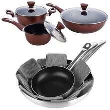 12pcs Felt Pan Protectors, 3 Sizes Cookware Separator Pads For Pots, Pans, Lids, Plates, Stacking Storage & Scratch Protection - View 5