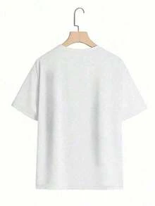 1 camiseta de novia, camiseta de futura novia, camiseta para despedida de soltera, camiseta para fiesta nupcial, camiseta de novia, camiseta informal y elegante, ropa deportiva, 100% algodón, transpirable y cómoda, 180g de algodón 100%. - Blanco - Ver 5