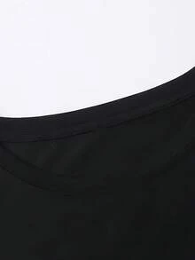 Suave, transpirable y ligera para comodidad durante todo el día. Camiseta de cuello redondo para mujer, a la moda, perfecta para usar cómodamente en primavera y verano. Cuello redondo clásico con un corte relajado que favorece todas las formas del cuerpo y es fácil de combinar con jeans, shorts y leggings. - Blanco - Ver 9