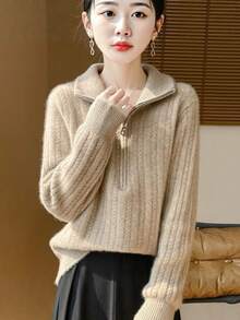 Women Lightweight Cardigans - White - View 3