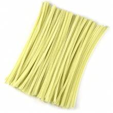 Set Of Rotating Rod Pieces, DIY Materials, Children's Toys, Plush Rods, Rotating Rods, Chenille Flower Stems, Creative Strips, Handmade Educational Materials. - Yellow - View 12