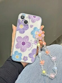 1 chiếc ốp lưng điện thoại chống sốc hình hoa màu tím trong suốt, tương thích với iPhone 14 Pro Max, 13, 11, XR, XS, Galaxy S24, A03s, A04, A12, A13, A14, A21s, A22, A23, A24, A32, A33, A34, A51, A52, A53, A54, A71, A72, A73, S20 FE, S21, S22, 9, 9A, 10A, 10C, Note 9, Note 10, Note 11, Note 12, 12, 12C - Nhiều màu - Xem 5