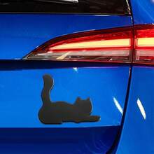 YoRise 3D Cat Metal Car Emblem, Cute Cat Car Decorations, Funny Rear Tailgate Emblem Badge, Waterproof Bumper Stickers, Automotive Exterior Accessories For SUV, Truck, Motorcycle (Matte) - Bóng loáng - Xem 1