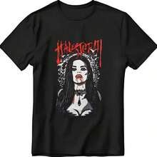 Nueva Llegada 2026 Camiseta VTG Three Dog Night Band Negra de Manga Corta Unisex Regalo para Fanáticos B0710_22 Tela Suave Transpirable Moda 100% Algodón Uso Diario Camiseta de Mujer con Estampado Gráfico - Negro 18 - Ver 1