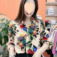 Women Lightweight Cardigans - Pink Roses - View 6
