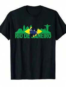 Camiseta Gráfica con Bandera de EE. UU. para Hombre, Ropa Casual para Días Festivos Nacionales, Camiseta de Manga Corta con Bandera Americana, Construcción Duradera, playeras de mujer - Negro 6 - Ver 7