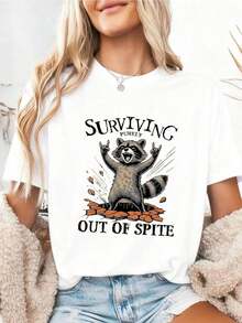 1 Piece Women's Occupational Therapist T-Shirt - Fun Gift For Occupational Therapists With 10 Occupational Therapy Rules And Symbols, 100% Cotton 180g/M², Casual Short Sleeve Crew Neck T-Shirt For Therapists, Occupational Clothing, All Season Comfort, OT Pr180g 100% Cotton. - 白色 1 - 查看 12