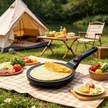650W High Speed Crepe Maker, Crepe Maker, Pancake Maker, Non-Stick Pan, 20cm Panel, Fast Heating, Quick Preparation. - View 4