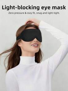 1件 3D 輪廓睡眠眼罩 全遮光深眼窩設計,零壓舒適睡眠眼罩附可調節式綁帶。親膚透氣、柔軟便攜,適合午睡與旅行。側睡者、旅行者及夜班工作者的理想選擇。 - 灰色 - 查看 3