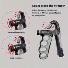 46 Lbs Grip Strength Trainer, Mechanical Counter, Wrist Exerciser, Gym Training, Hand Grip, Adjustable Resistance (5-100 Kg) For Grip Strength And Flexibility Training - Multicolor - View 4
