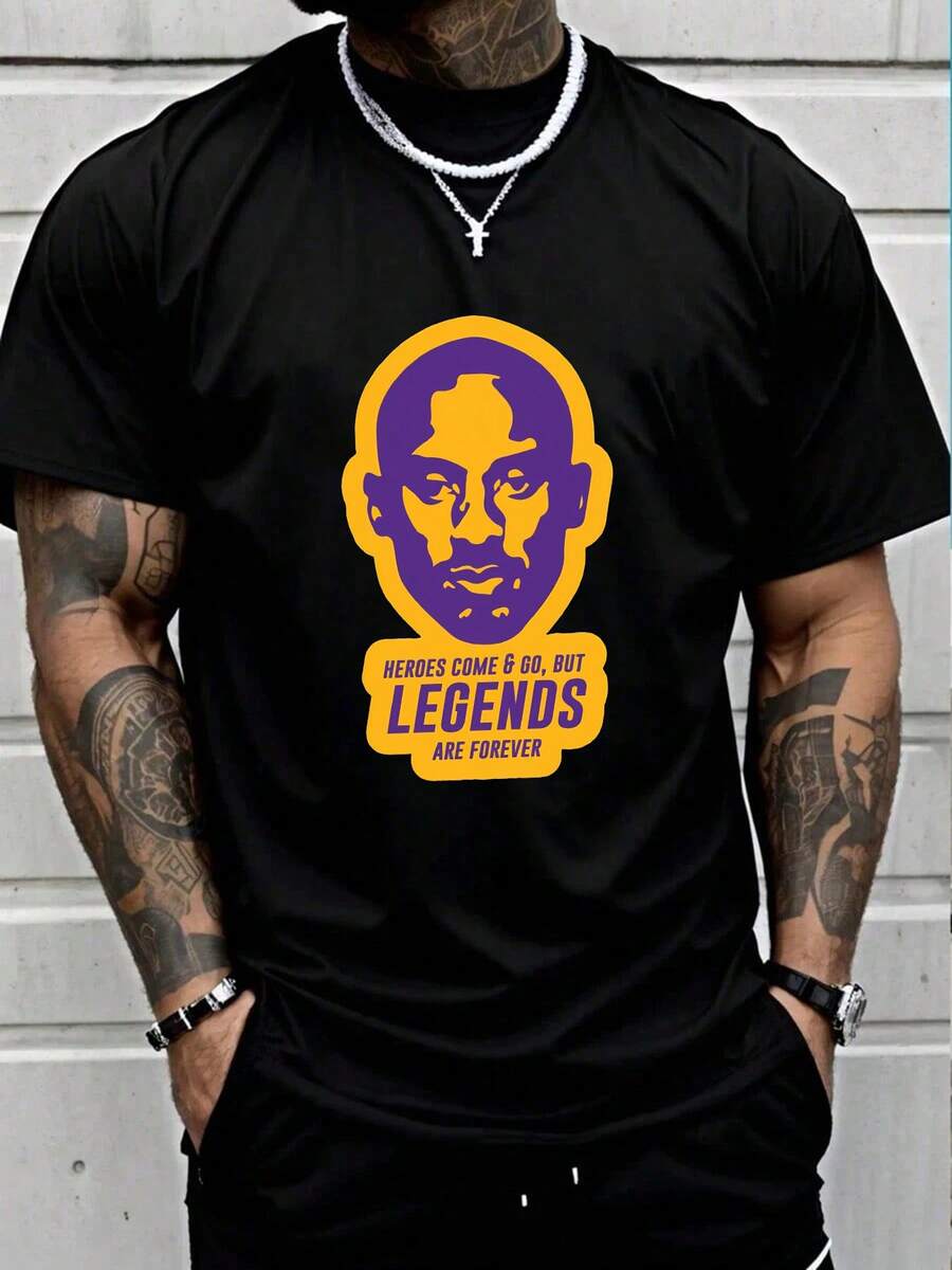 Camisetas de hombre - Negro - Ver 1