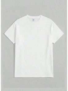 Camiseta suave 100% algodón para mujer, casual de manga corta - Estampado de letras rosas "Somebody's PROBLEM" - Cuello redondo - Top de verano - Transpirable y cómoda para uso diario, lavable a máquina, camiseta blanca, corte holgado, estilo urbano, tela suave, camiseta estampada a la moda, esencial para ir al trabajo y viajar - Camisetas unisex de verano, casuales, vintage, de algodón estampado para parejas - Camiseta de algodón transpirable, combina con todo. - Blanco - Ver 2