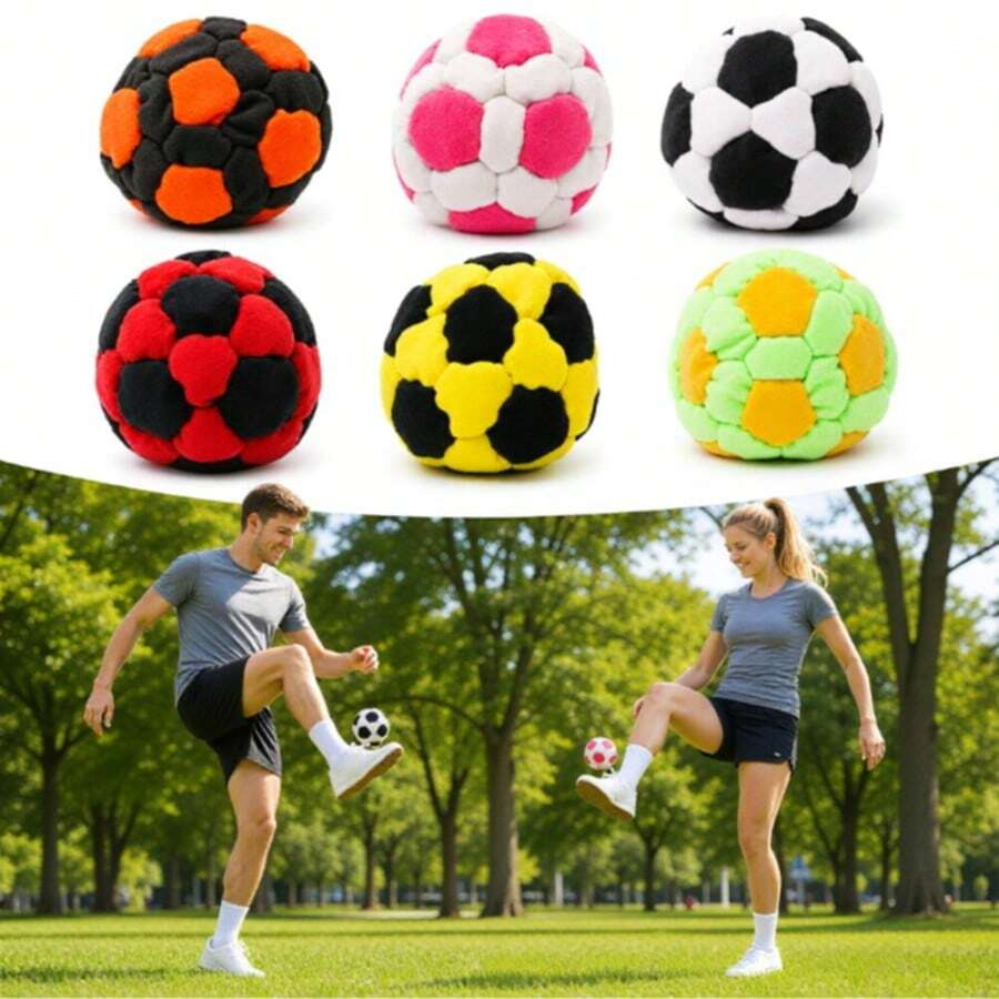 Kantung Pasir Sepak Bola Portabel Kreatif - Alat Permainan Pesta Interaktif untuk Banyak Orang, Gadget Pencair Suasana untuk Acara Kumpul-kumpul, Mainan Hacky Sack Dalam/Luar Ruangan - Beraneka warna - View 1