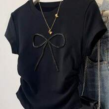 Camisa Formal Casual con Decoración de Mono de Razo Prenda Versátil para Estilo Formal y Casual - Negro - Ver 1