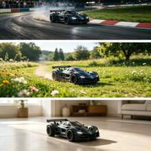 Remote Control  Car For Kids: High-Speed Drifting Racing Car. Pretend Play Toy For Children. Gift. - Black - View 5
