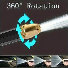 1pc Universal Car High Pressure Washer Gun, Powerful High Pressure Rinsing And Stain Removal, Dual-Use Cleaning Tool For Home And Car, Conveniently Rinses Stubborn Stains On Car Body, Handheld Operation Simple And Time-Saving. - 1pcs High Pressure Water Gun - View 7