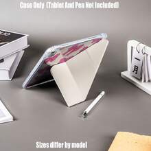 Funda protectora de acrílico de alta transparencia con plegado en Y y ranura para lápiz. Funda protectora de acrílico de alta transparencia con plegado en Y. Características de la funda protectora para tableta: diseño de soporte plegable en Y, suspensión/activación inteligente, protección completa del Body, material del marco amigable con la piel, marco con amortiguación de aire anti-caídas, soporte multi-ángulo - Multicolor - Ver 8
