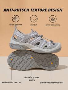 CAMEL CROWN Women's Comfortable Sports Sandals With Arch Support, Suitable For Outdoor Leisure Walking, Beach And Water Activities - Grey - View 2
