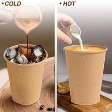 Cốc giấy Kraft chuyên dụng cho nhà hàng - Cốc dùng một lần đựng đồ uống nóng và lạnh - Thích hợp cho tiệc tùng, sự kiện và doanh nghiệp nhỏ - Đồ dùng bàn ăn, cốc trà, cốc uống nước dùng trong gia đình và thương mại, đồ dùng du lịch, cắm trại, đồ dùng tiệc tùng - Nhiều màu - Xem 8