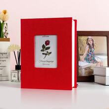 200-Page Large Capacity Creative Photo Album, 6-Inch Fabric Surface, Suitable For Family, Fashionable Wedding And Family Photo Memoirs, Living Room And Office Decor, Mother's Day Spring Gift - Multicolor - View 28