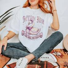 Dios Está Dentro de Su Suéter, No Caerá Sudadera, Camiseta con Versículo Bíblico Cristiano, Ropa de Calle Religiosa y Cómoda, Regalo Basado en la Fe para Mujeres - Blanco - Ver 1