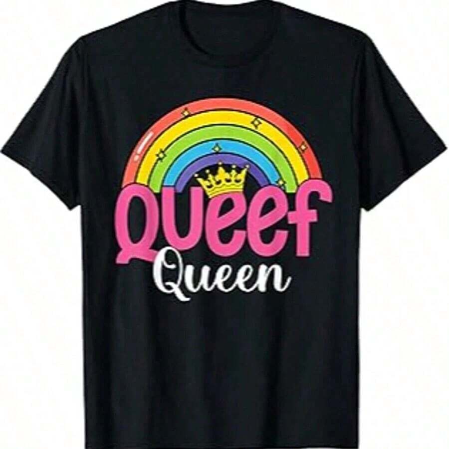 Women's Christmas T-Shirts, Funny Holiday T-Shirts, New Year's T-Shirts With Loving And Humorous Prints For Adults, 100% Cotton, Graphic Printed T-Shirts For Women, Casual Round Neck Short Sleeve T-Shirt, 1 Piece, Fashionable T-Shirt, Breathable And Comfortable. - 愛-06 - 查看 1