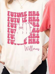 Camiseta retro de despedida de soltera, camiseta personalizada para futura esposa, camiseta de novia personalizada, camiseta para futura esposa, camiseta personalizada para futura esposa, camiseta con colores cómodos,Embalaje individual - Blanco - Ver 1