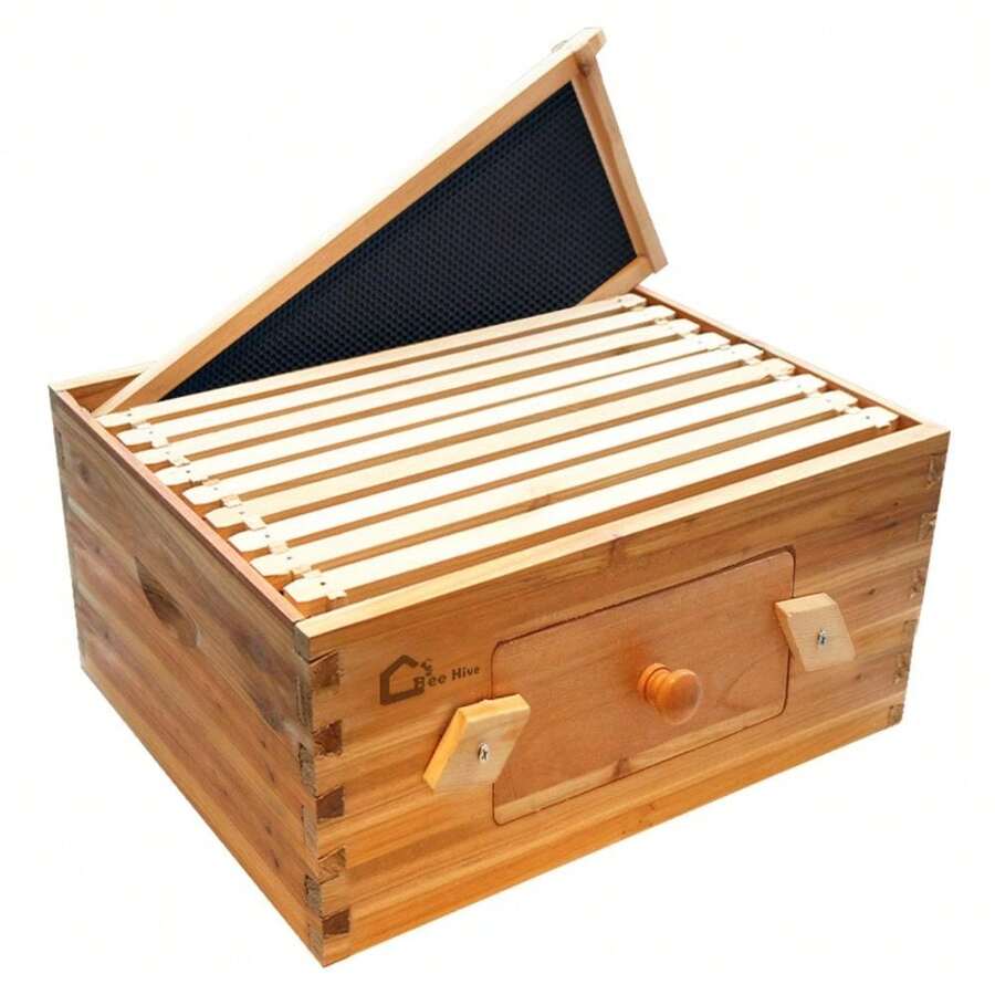 Accesorios esenciales para apicultura – Componentes para colmenas de abeja – Material duradero – Fácil de instalar – Ideal para granjas y jardines - C - Ver 1